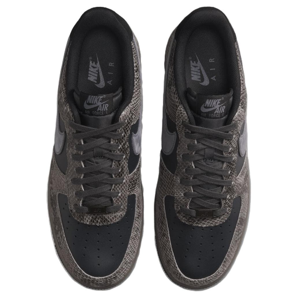Кроссовки Nike Air Force 1 Slip-Resistant Abrasion-Resistant Low-Top Скейтборд Кроссовки Мужские Черные Серые - изображение 4