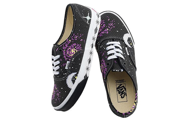 Кроссовки CLOTTEE x Vans Authentic Black Purple White - изображение 3