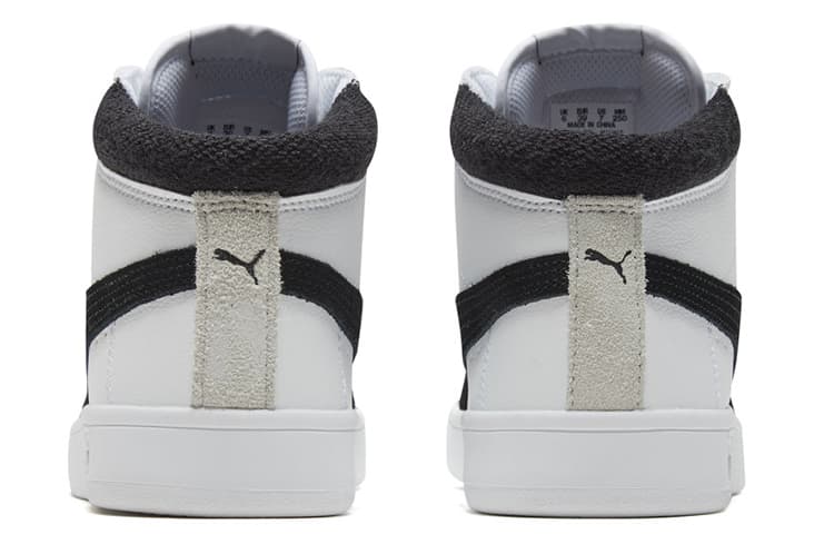 Кроссовки PUMA Court Legend Mid White Black - изображение 5