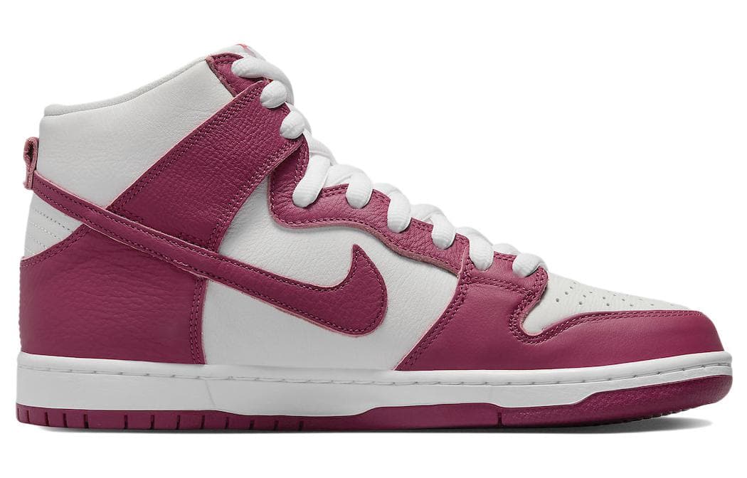 Кроссовки Nike Dunk SB High White Pink — фото 2