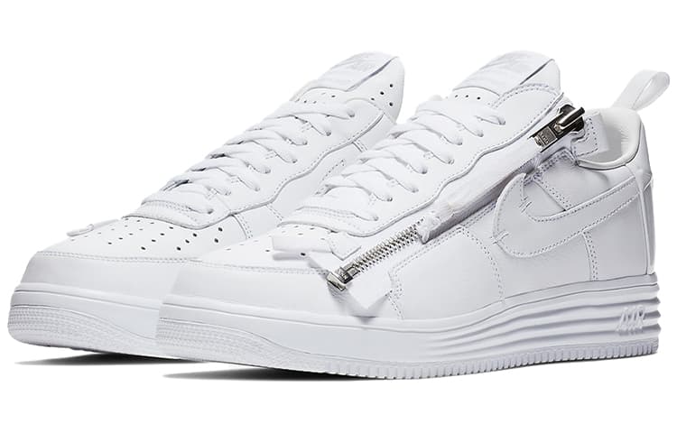 Кроссовки Acronym x Nike Lunar Force 1 Low White - изображение 3