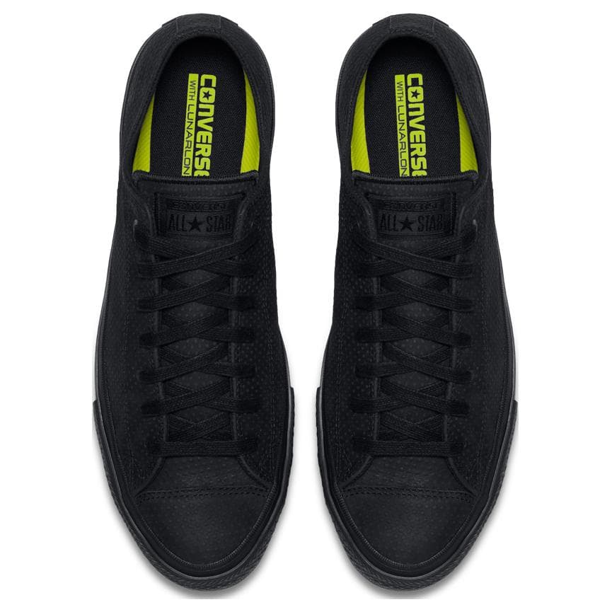 Кроссовки Converse Chuck Slip-Resistant Abrasion-Resistant Low-Top Скейтборд Кроссовки Унисекс Черные - изображение 3