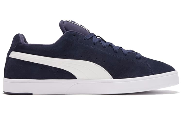 Кроссовки PUMA Suede Blue White - изображение 2