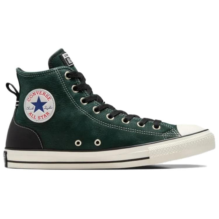 Кроссовки Converse All Star Wide Унисекс повседневная обувь для скейтборда хай-топы с тонкой подошвой, противоскользящая износостойкая, зеленый - изображение 2