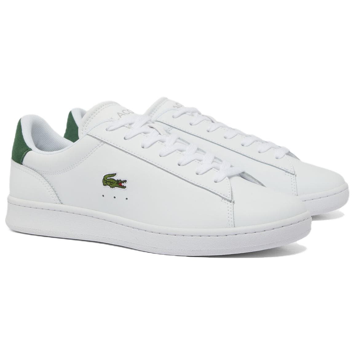 Кроссовки LACOSTE Низкая Скейтборд Обувь Мужская Белая Зеленая - изображение 3