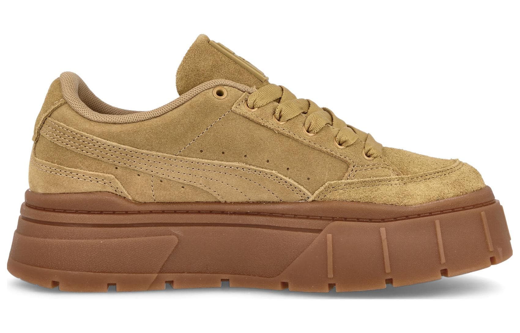Кроссовки PUMA Mayze Stack Suede Brown - изображение 2