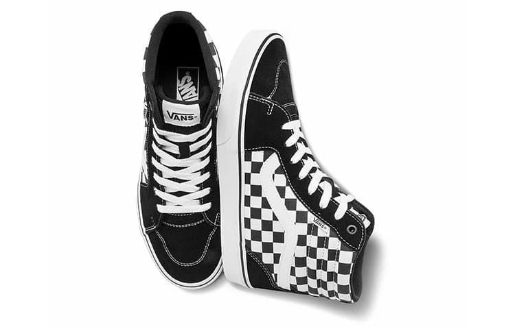Кроссовки Vans Filmore Hi Black White - изображение 4