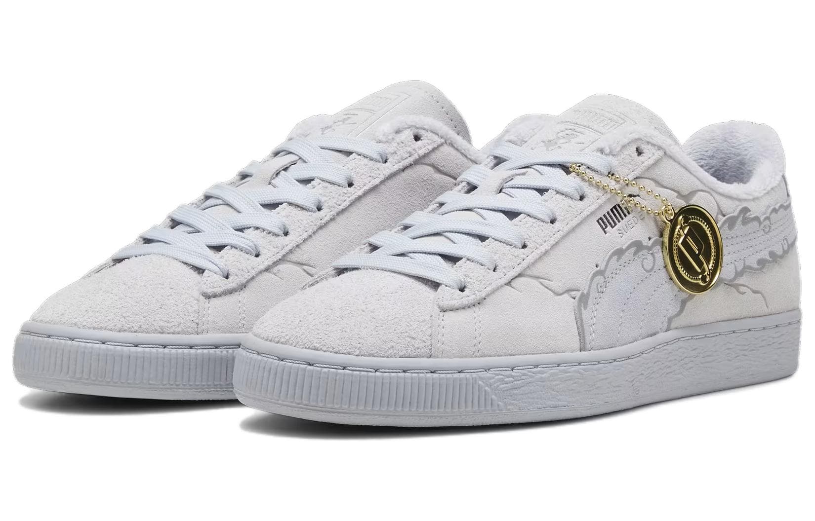 Кроссовки PUMA Suede Low White - изображение 3