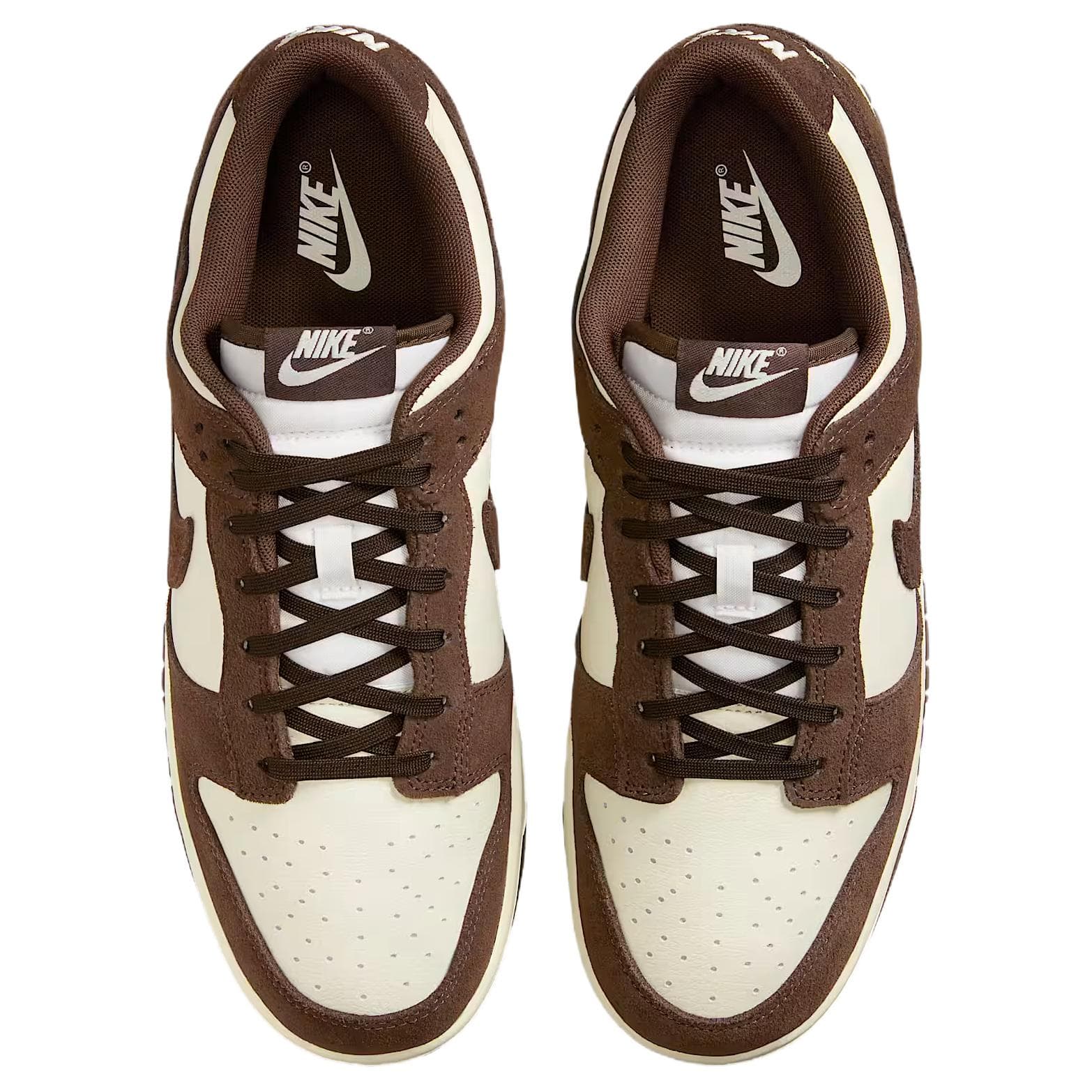 Кроссовки Nike Dunk Low Top Скейтборд Кроссовки Мужские Белый Коричневый - изображение 3