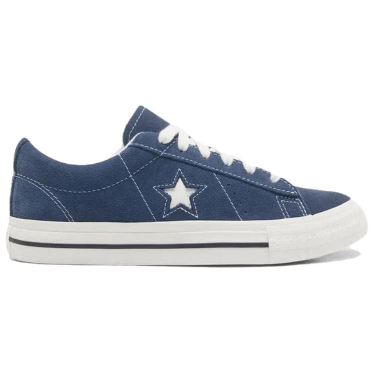 Кроссовки Converse ONE STAR 95 Классический Удобный Винтаж Тонкая подошва Противоскользящая износостойкая Лоу-топы Повседневная обувь для скейтборда Унисекс Синий - изображение 2