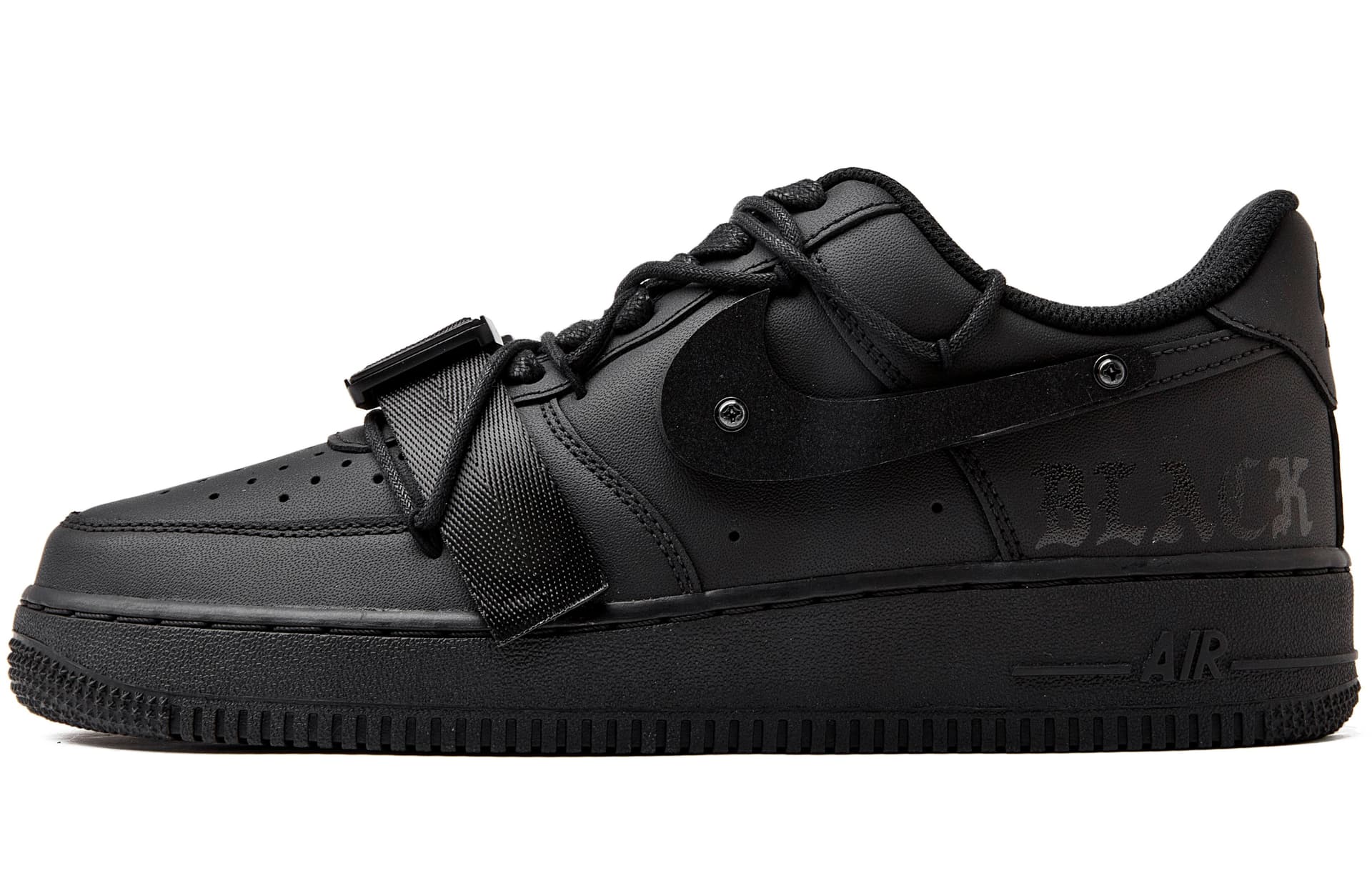 Кроссовки Nike Air Force 1 '07 Low Black — фото 2