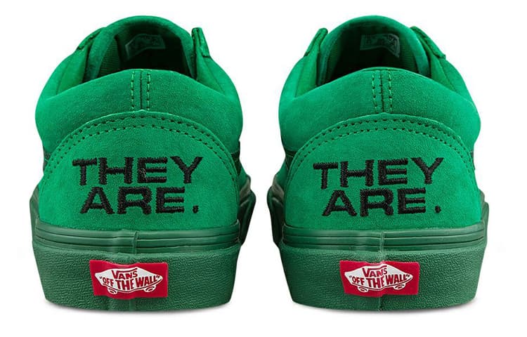 Кроссовки They Are x Vans Old Skool Green - изображение 5