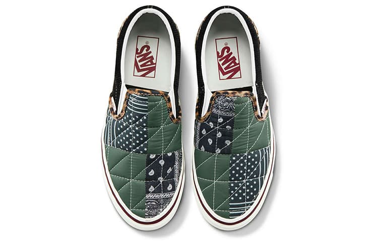 Кроссовки Vans Style 98 Anaheim Leopard Low Green - изображение 3