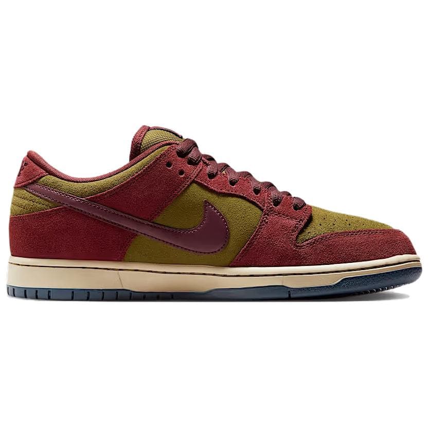 Кроссовки Nike Dunk SB Кожа Низкие Кроссовки для Скейтбординга Унисекс Красный Бежевый - изображение 2