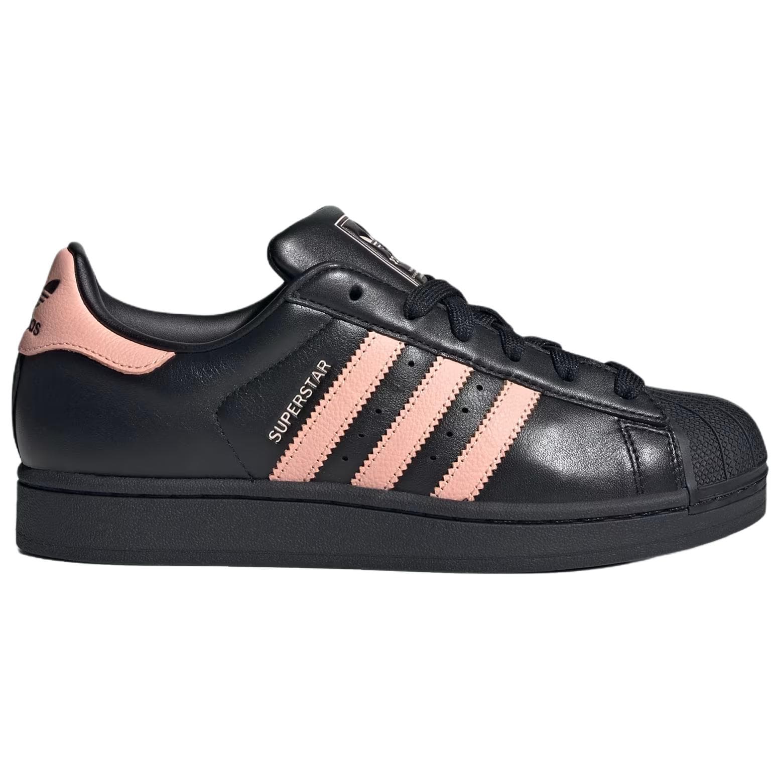 Кроссовки Adidas Originals Superstar Кожаные Скейтборд Кроссовки Женские Черные - изображение 2