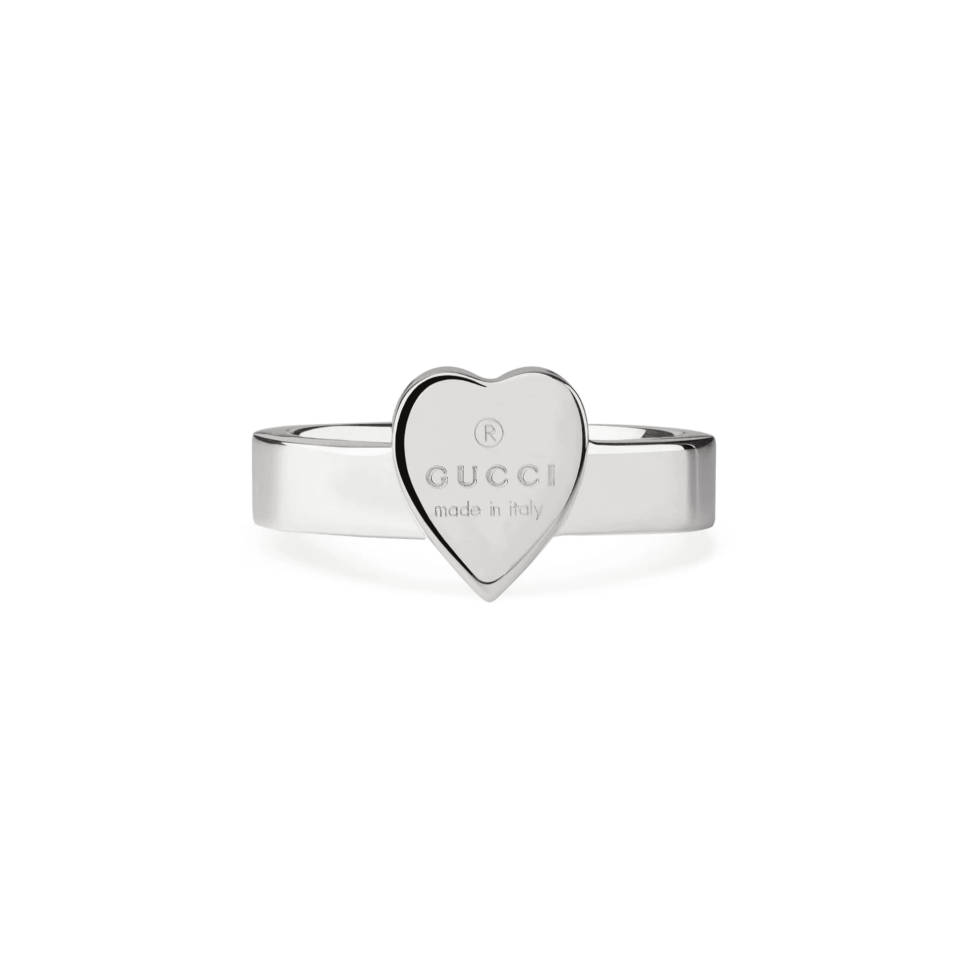 Кольцо Gucci 925 Silver Heart Ring - изображение 3
