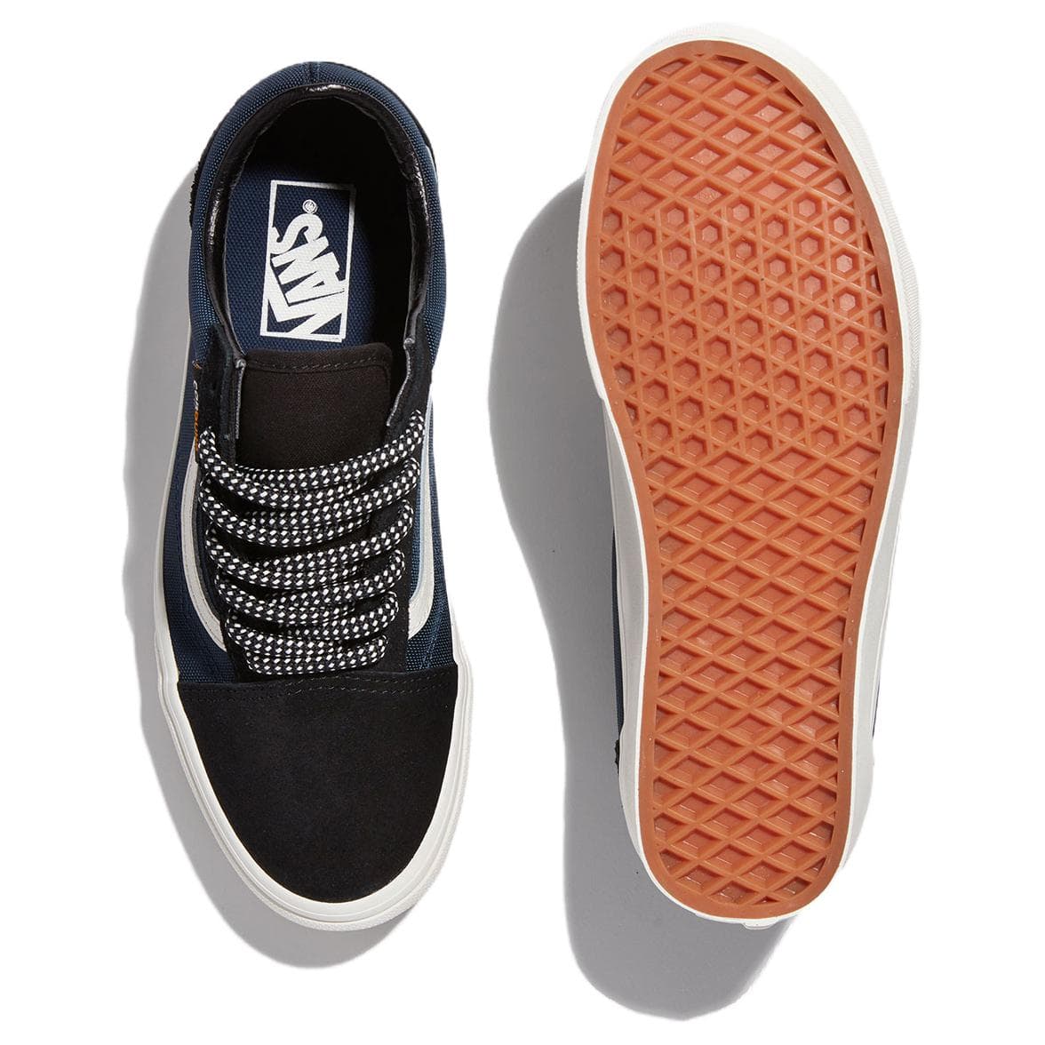 Кроссовки Vans Old Skool Low Топ Скейтборд Обувь Унисекс Темно-синий - изображение 4