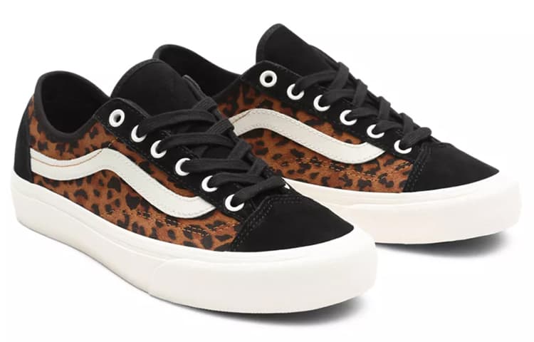 Кроссовки Vans Style 36 Leopard Suede Brown - изображение 3