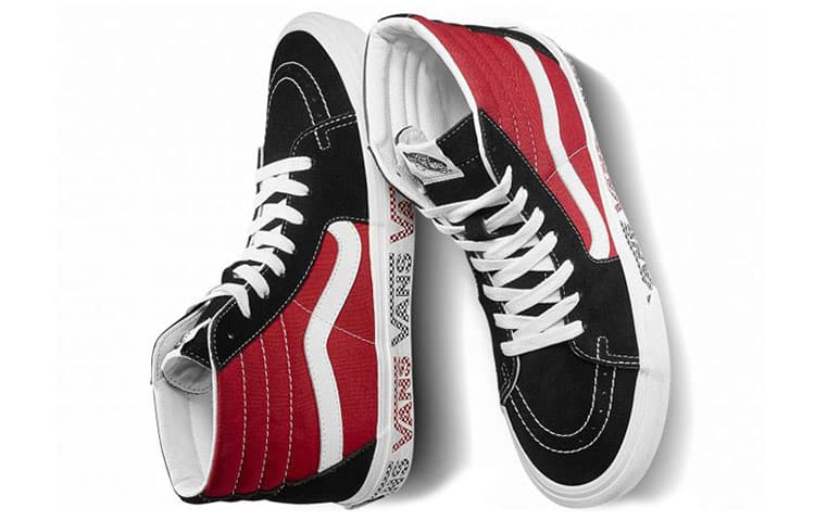 Кроссовки Vans SK8 High Black Red - изображение 3
