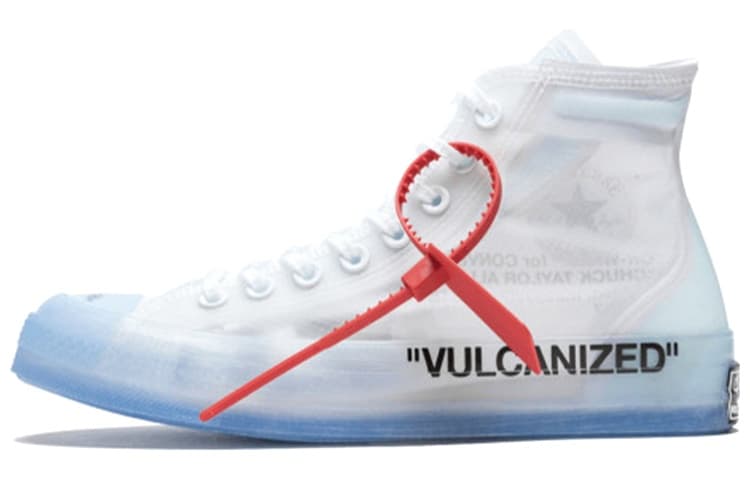 Кроссовки OFF-WHITE x Converse Chuck Taylor All Star Hi "The Ten" — фото 2