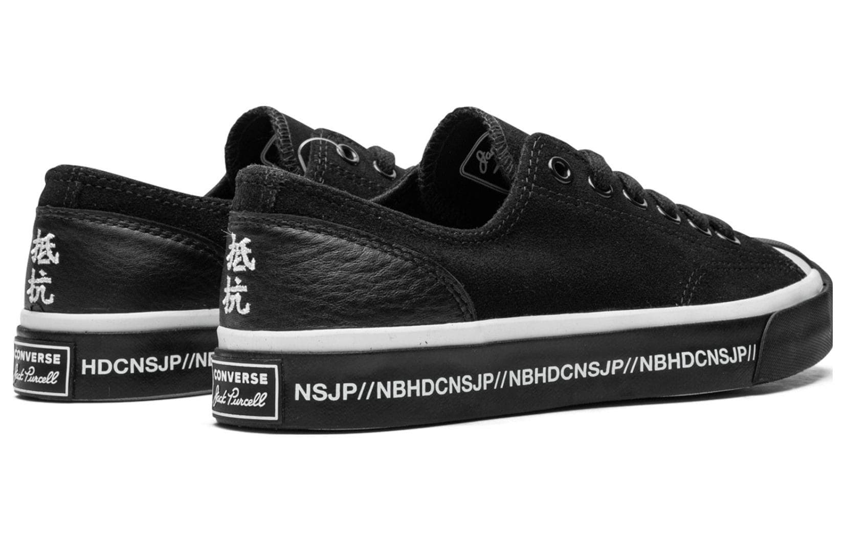 Кроссовки NEIGHBORHOOD x Converse Jack Purcell Black - изображение 4