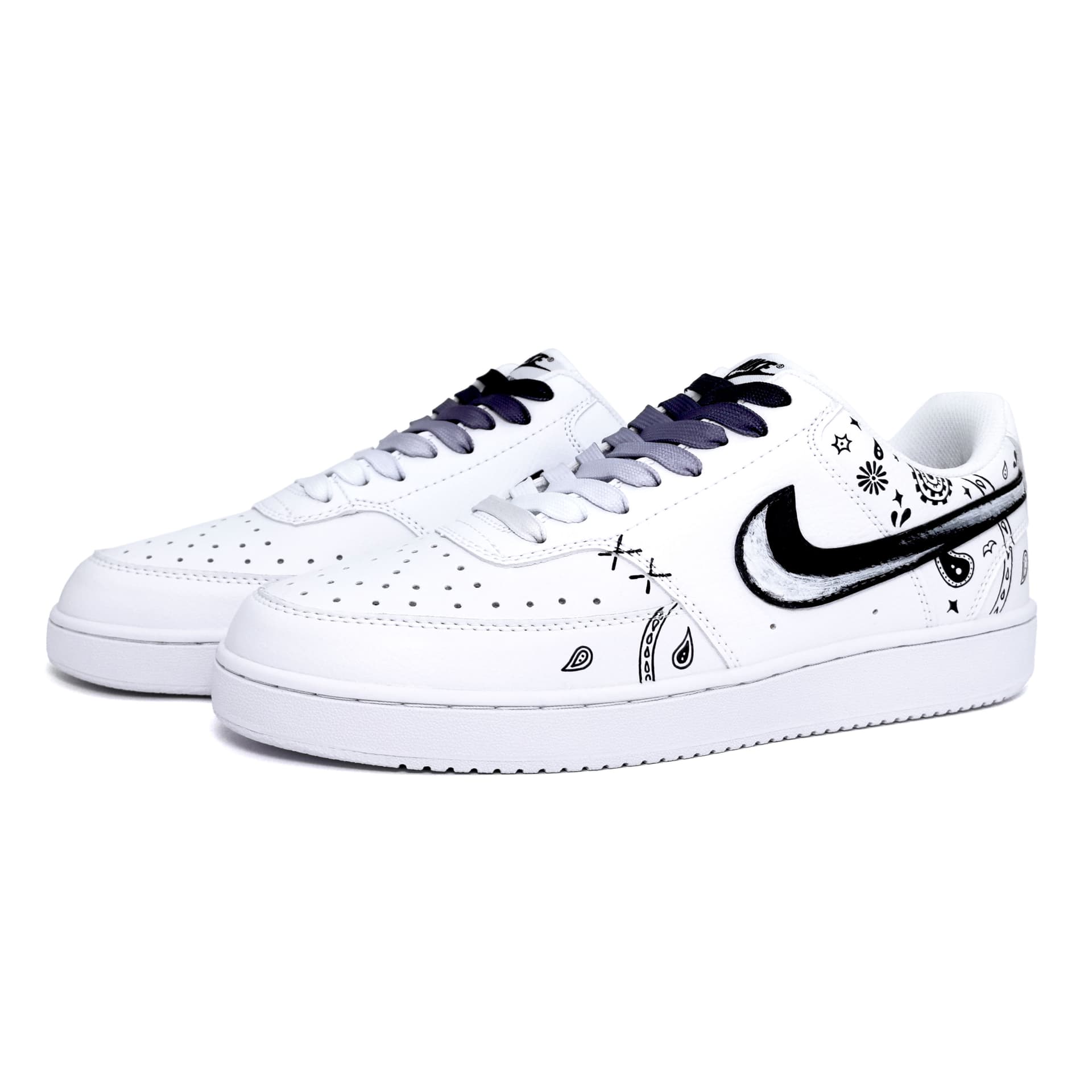 Кроссовки Nike Court Vision 1 Paisley Bandana - изображение 3