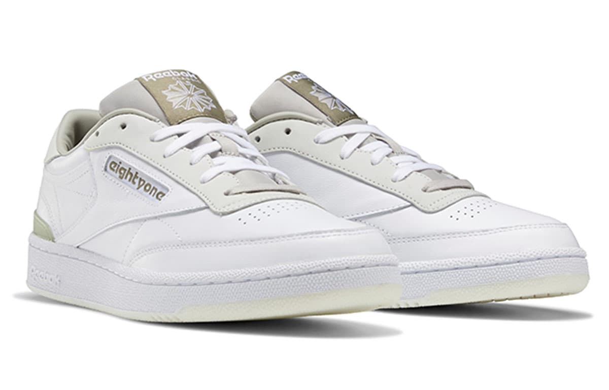 Кроссовки Reebok Club C 85 White Green - изображение 3