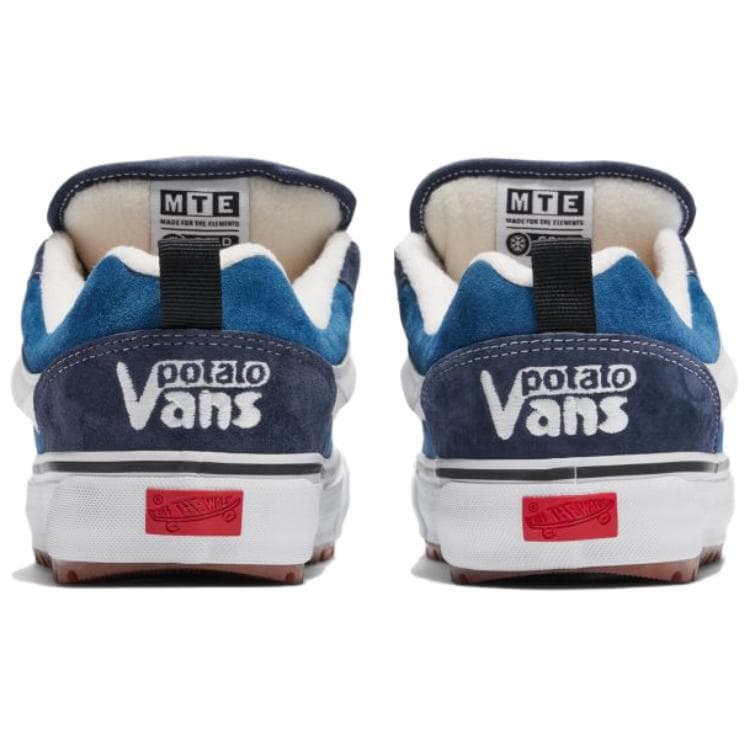 Кроссовки Imran Potato x Vans Knu Skool LX Blue White - изображение 4