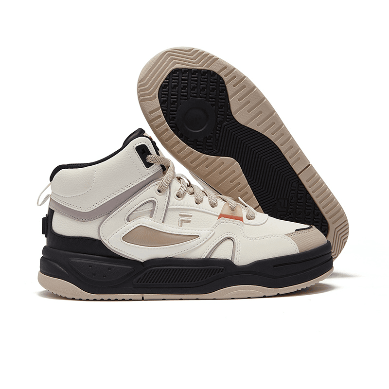 Кроссовки FILA Bank II Mid White Brown - изображение 4