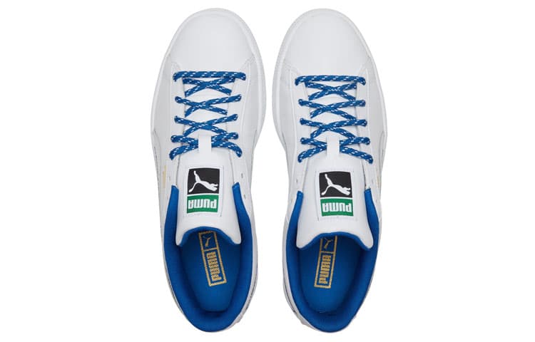 Кроссовки PUMA Low Top White Blue - изображение 3