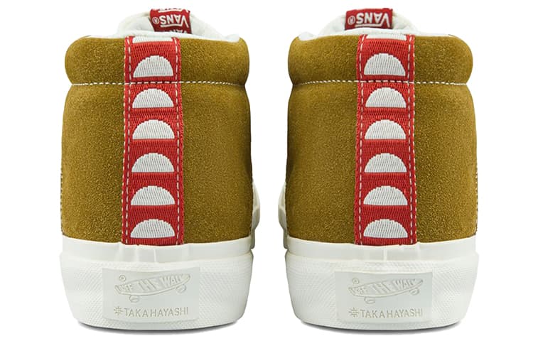 Кроссовки Taka Hayashi x Vans Vault TH Snake Trail LX White Brown - изображение 4