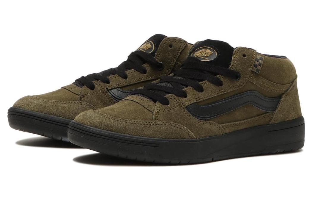 Кроссовки Vans Zahba Текстиль Split Suede Комфортный Термический Водонепроницаемый MID Топ Скейтборд Кроссовки Мужские - изображение 3