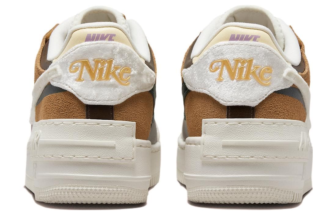 Кроссовки Nike Air Force 1 Low Shadow White Grey Brown — фото 5