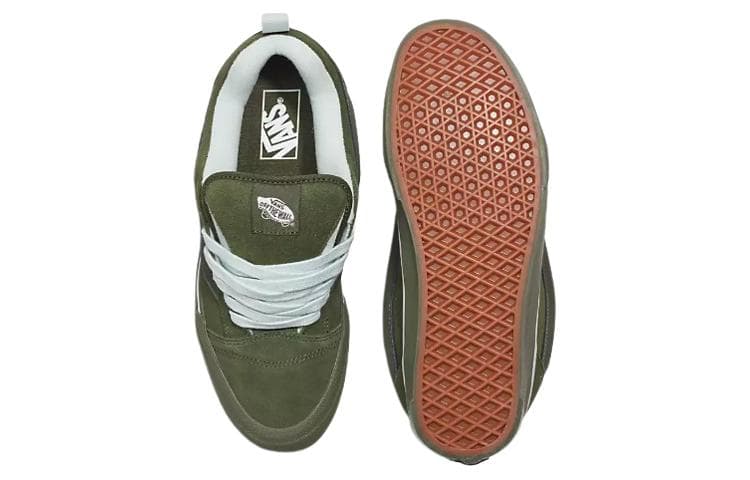 Кроссовки Vans Knu Skool Green - изображение 4
