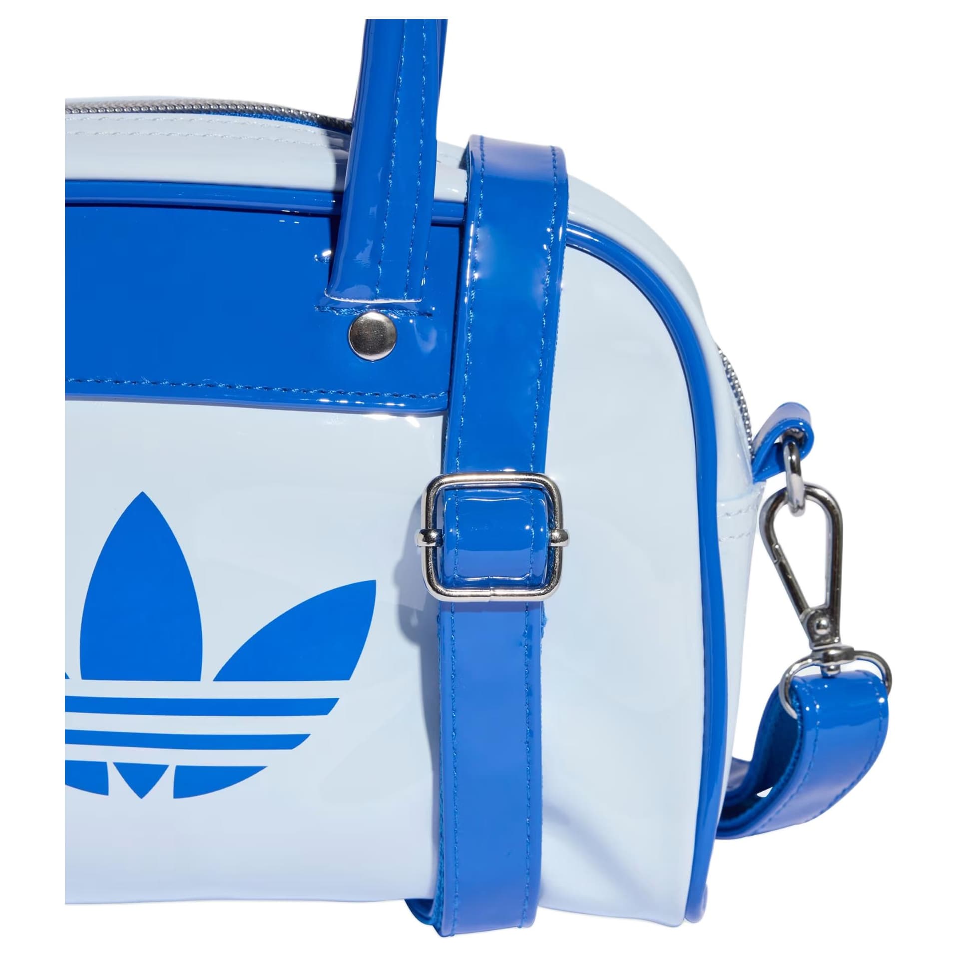 Сумка Adidas Originals Adicolor Полиуретан Bowling Bag Mini Version Женский Синий - изображение 5
