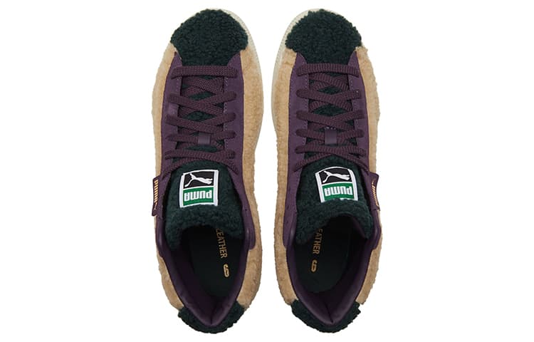 Кроссовки PUMA Basket Mid Brown Green - изображение 4
