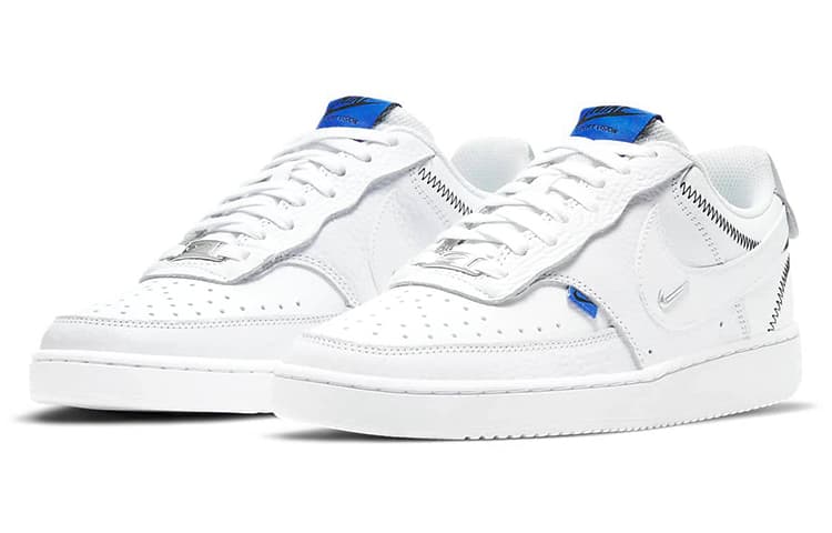 Кроссовки Nike Court Vision 1 Low SE White Blue - изображение 3