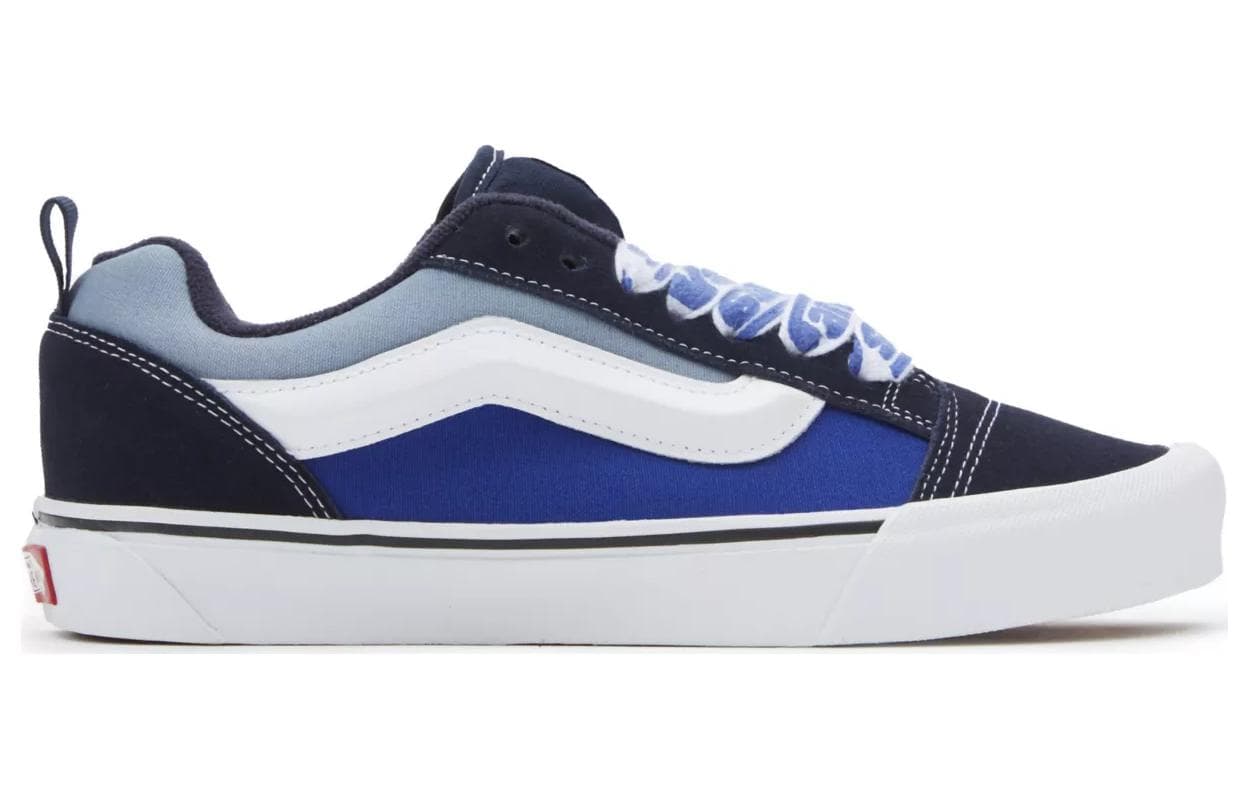 Кроссовки Vans Knu Skool Blue White - изображение 2