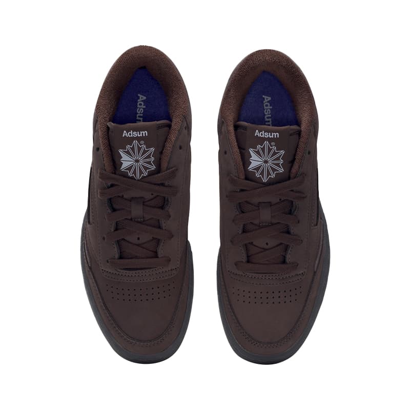 Кроссовки Adsum x Reebok Club C Mid II Brown - изображение 4