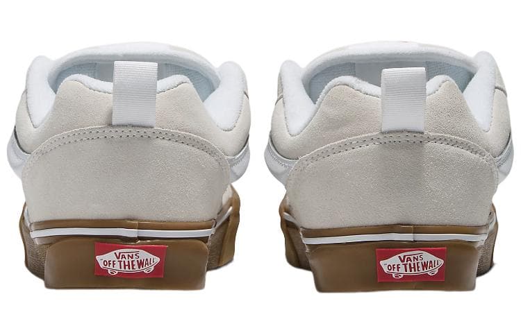 Кроссовки Vans Knu Skool Brown White - изображение 4