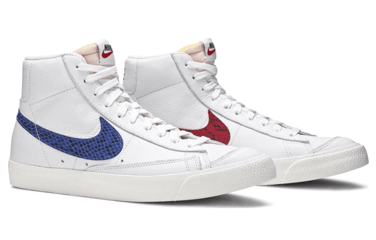 Кроссовки Nike Blazer Mid White Red Blue Snake - изображение 3