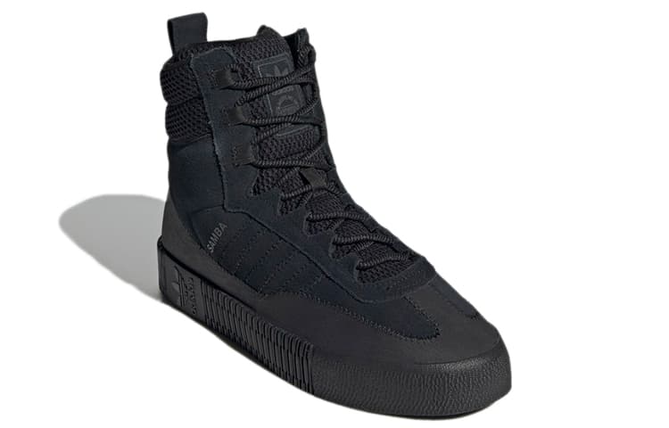 Кроссовки adidas Samba High Top Black - изображение 3