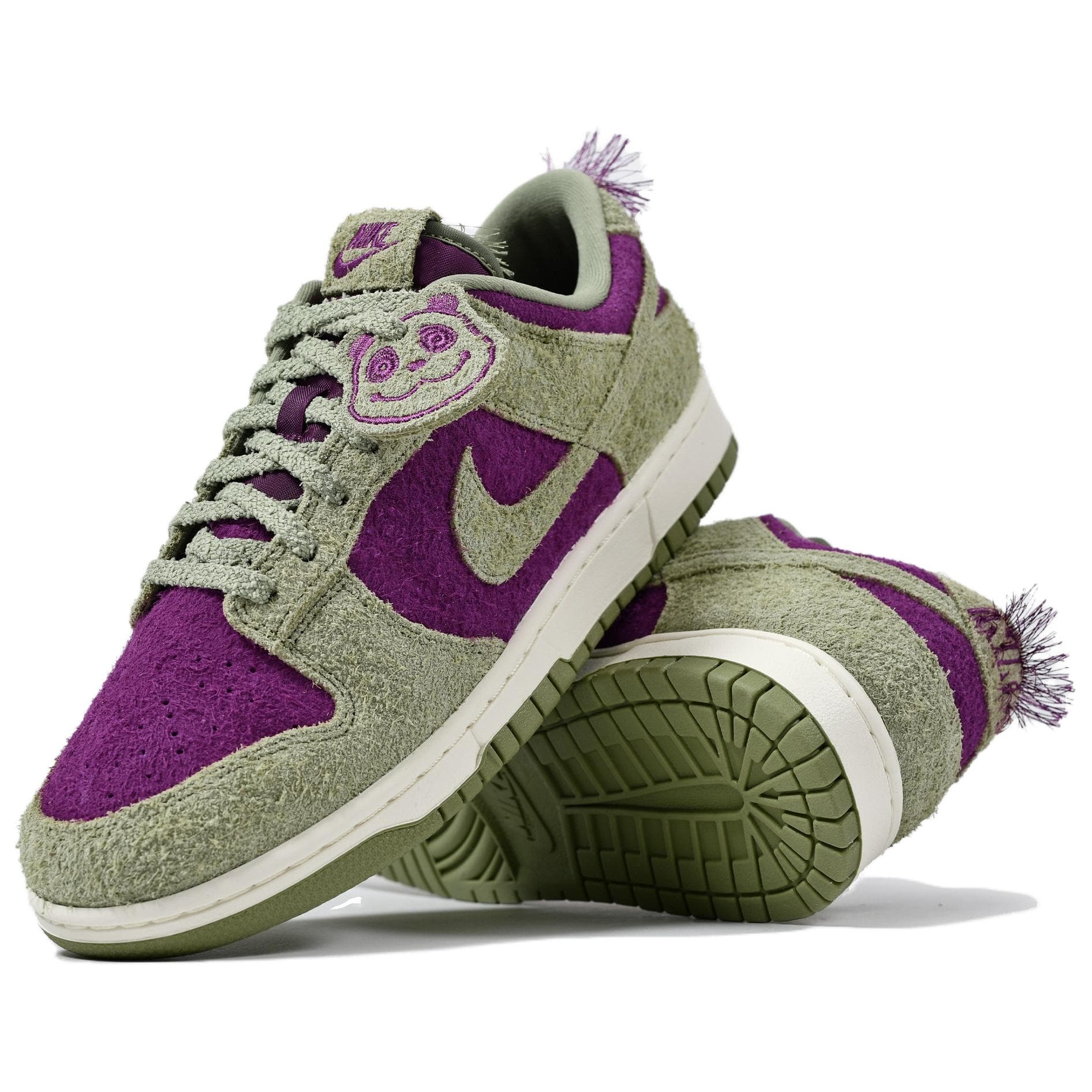 Кроссовки Nike Dunk Low Топ Скейтборд Обувь Мужская Зеленая Фиолетовая - изображение 5