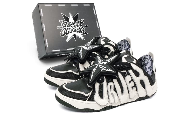 Кроссовки STA x OLD ORDER Skater 001 White Black - изображение 5
