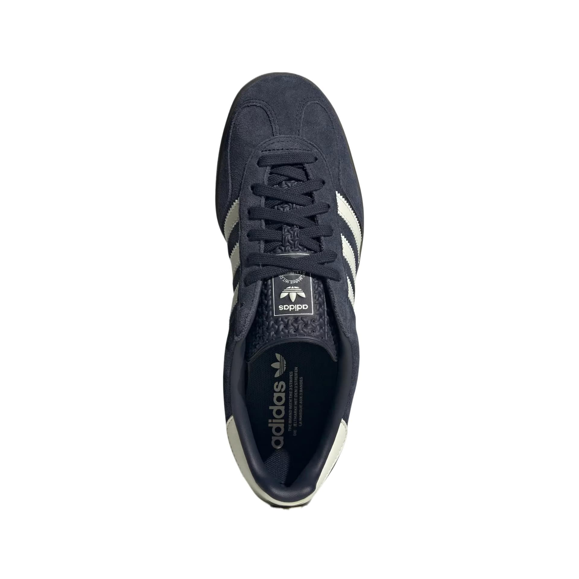 Кроссовки Adidas Originals GAZELLE INDOOR Низкие Скейтборд Обувь Мужская Темно-синяя - изображение 3