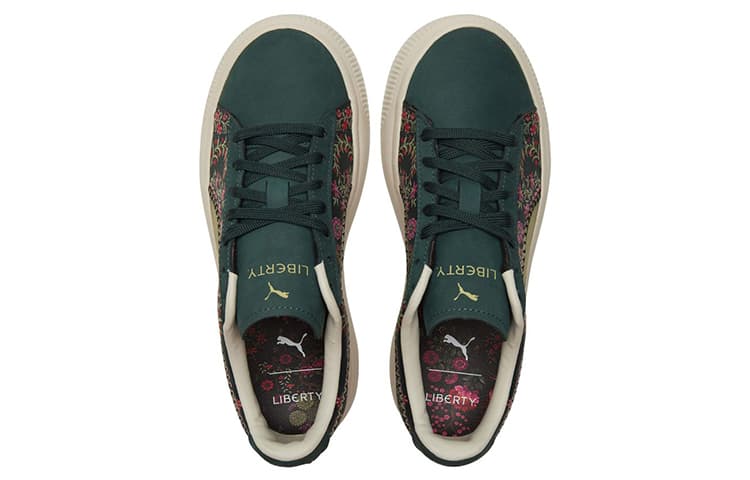 Кроссовки Liberty x PUMA Suede Floral Low Green - изображение 3