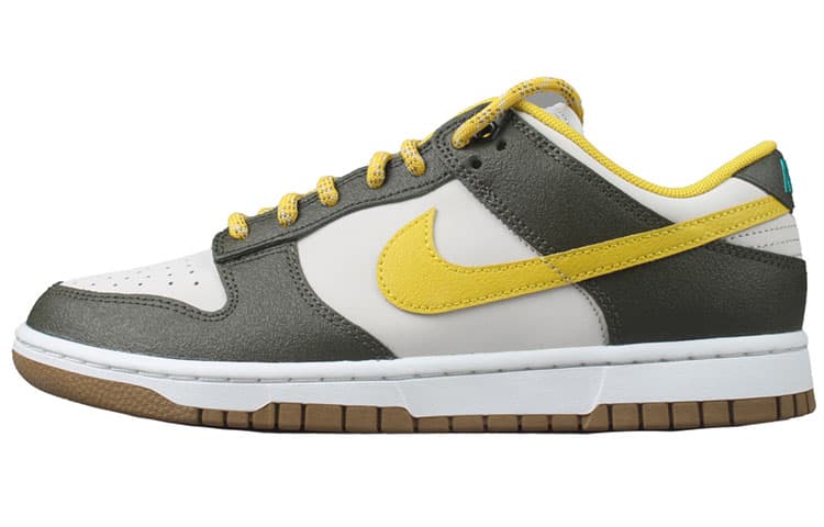 Кроссовки Nike Dunk Low Retro PRM White Yellow