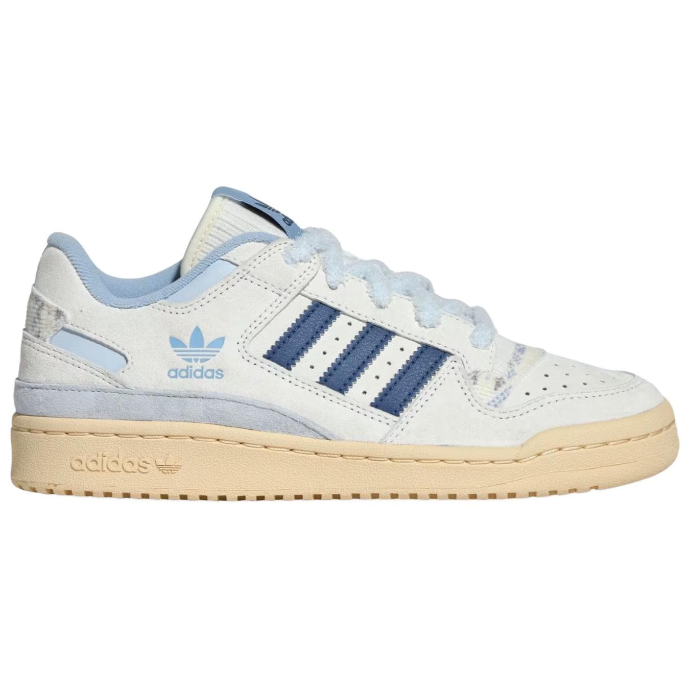 Кроссовки Adidas Originals FORUM Синтетическая кожа кожа низкие кеды для скейтбординга женские белые - изображение 2