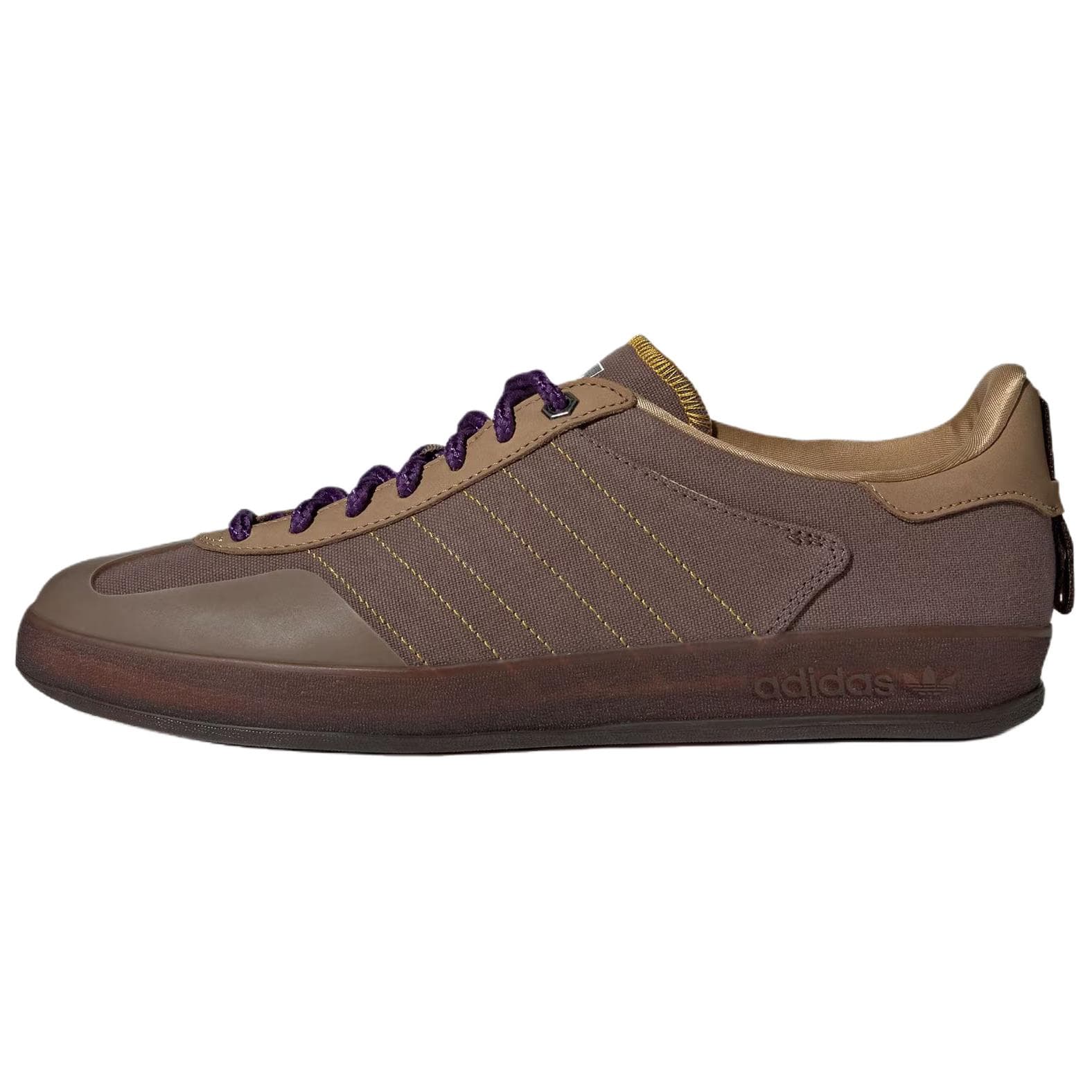 Кроссовки Adidas Originals GAZELLE INDOOR Кожа Устойчивая к истиранию Низкие Кеды Скейтборд Обувь Унисекс Коричневый - изображение 1