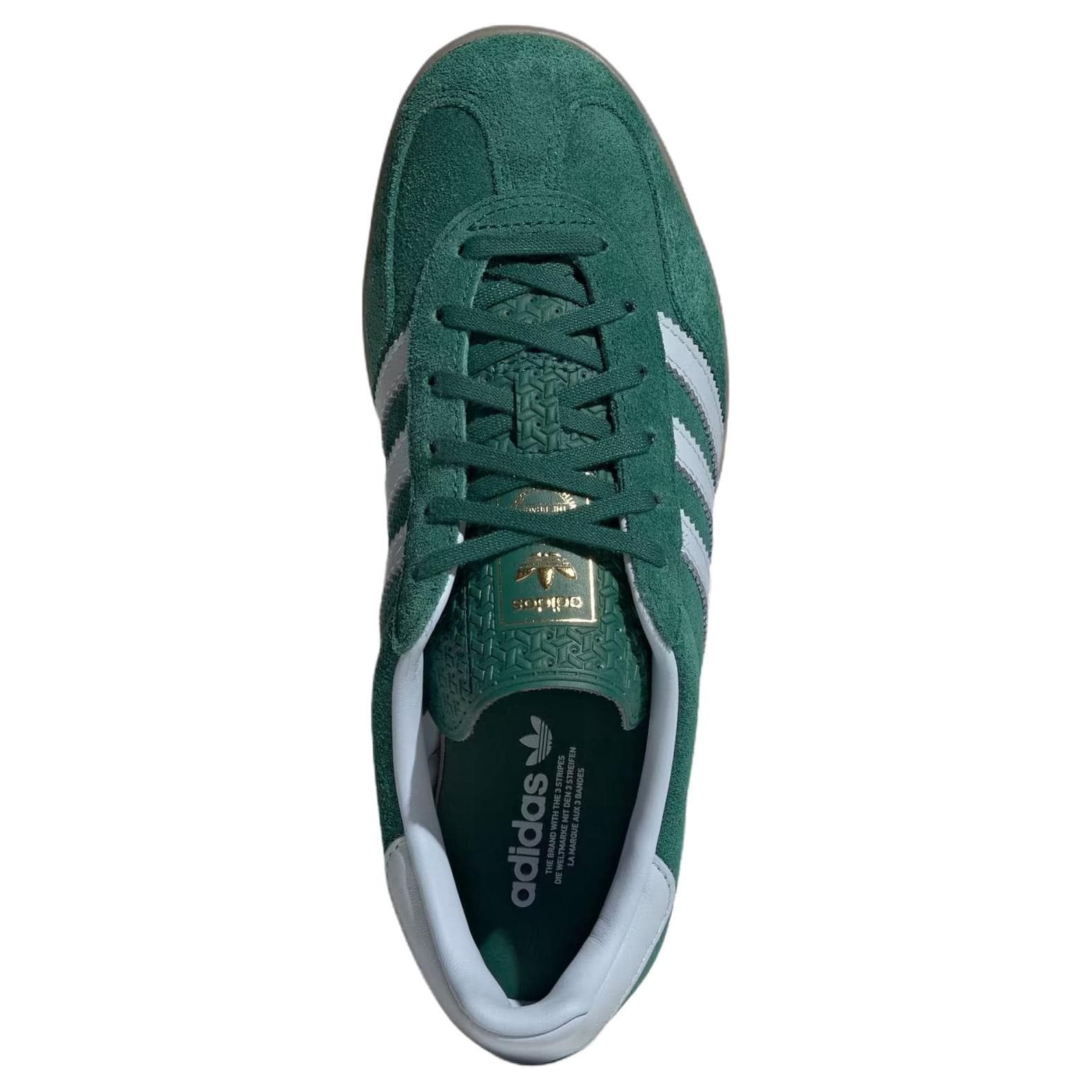 Кроссовки Adidas Originals GAZELLE INDOOR Кеды немецкой армии (GAT) Женские Зелёный - изображение 3